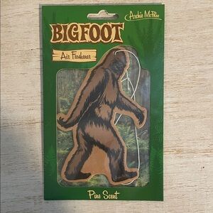 Archie McPhee Bigfoot Air Freshener - Brown